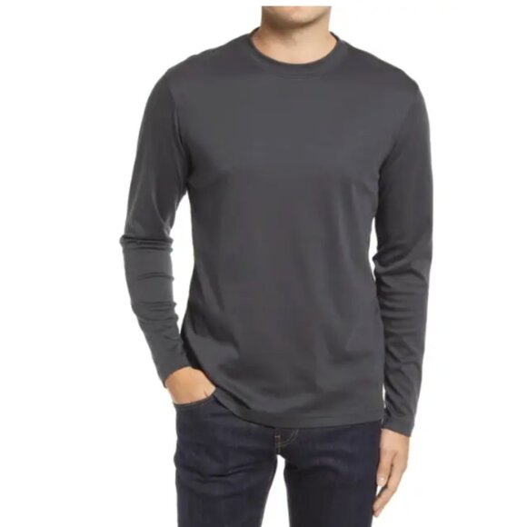 Robert Barakett Georgia Long Sleeve Men's Crewneck T-Shirt Tee - Picture 6 of 7